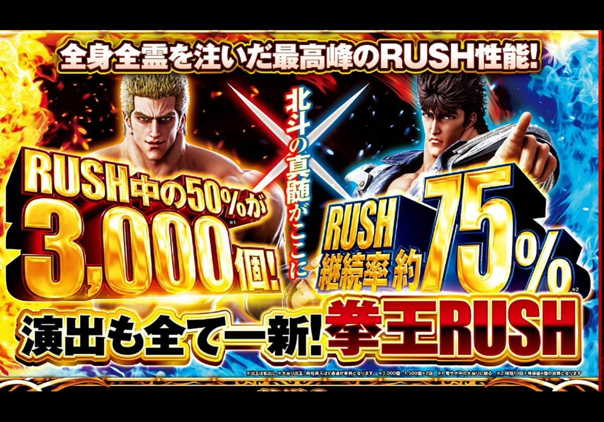 【新台】初当りの「70％でV×6個」RUSH継続率「約92％」…塊感×連激で全てを貫く激熱パチンコ始動!!の画像1